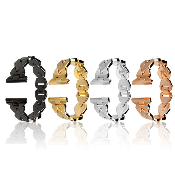 Bakeey Replacement Stainless Metal Steel Smart Watch Band for Fitbit Versa