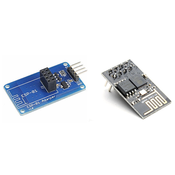 Geekcreit ESP8266 ESP-01 WIFI Transceiver Wireless Module With Adapter Module For Arduino