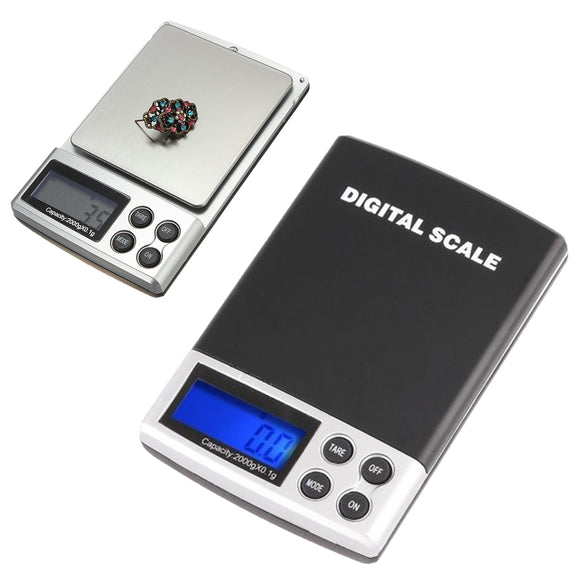 2000g x 0.1g Electronic Balance Gram Digital Jewelry Pocket Weighing Scale