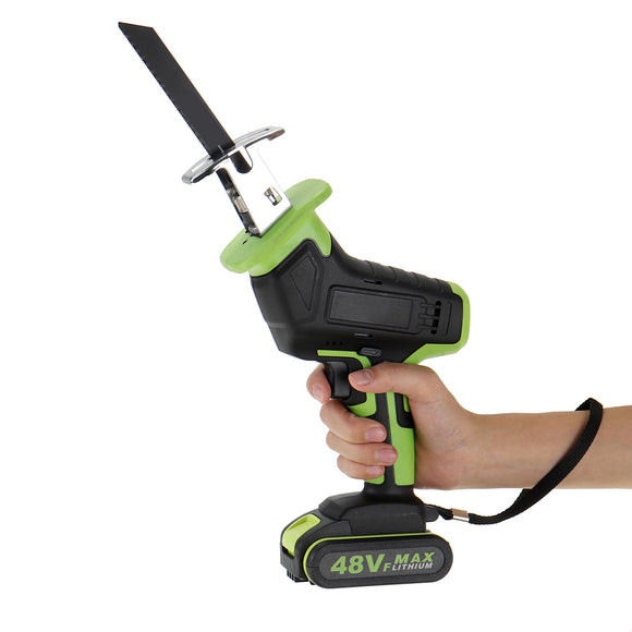 Rechargeable Cordless Reciprocating Saw Handheld Wood & Metal Cutting Tool Kit