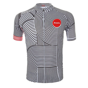 Unisex Outdoor Polyester Riding Cycling Short Sleeve Bicycle Jersey MTB Bike Sports Clothing Summer