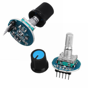 2Pcs Rotating Potentiometer Knob Cap Digital Control Receiver Decoder Module Rotary Encoder Module F