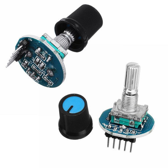 2Pcs Rotating Potentiometer Knob Cap Digital Control Receiver Decoder Module Rotary Encoder Module F