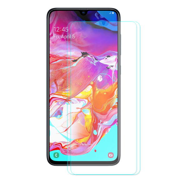 2 Packs Enkay Screen Protector For Samsung Galaxy A70 2019 2.5D Curved Edge Tempered Glass Film