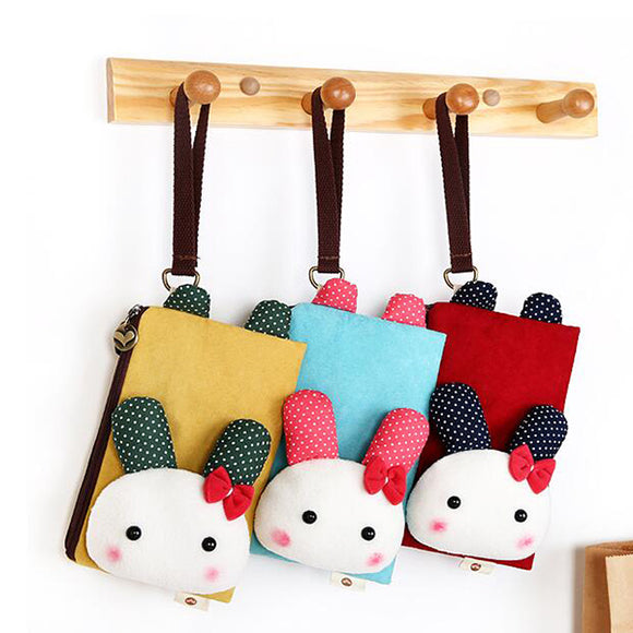 Cartoon Cute Style Coins Bag 5.5inch Phone Bag Card Holder Clutch Bags
