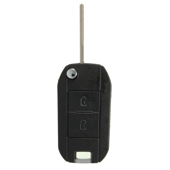 2 Button Folding Remote Flip Key Case Shell Fob For Peugeot 407 607 307 308 405