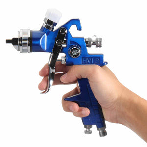 HVLP Gravity Feed Spray Tool Car Vehicle Paint 1.4MM 1.7MM 2MM Nozzle 600CC Cu