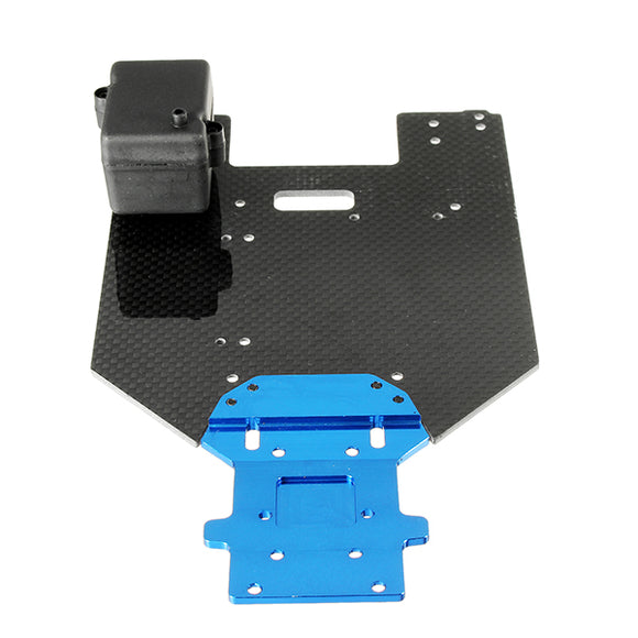 VRX RH 1043&1045 RC Racing Car Chassis Plate Carbon &Al 1Pc W/RX Case 10992