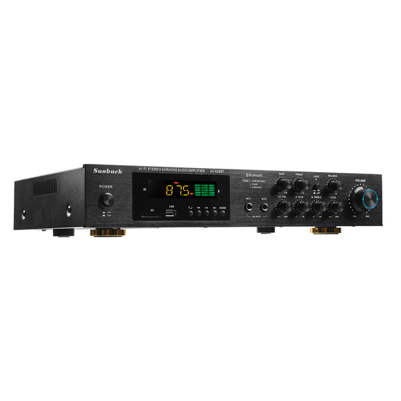 Sunbuck AV-628BT 1120W 5CH bluetooth 4ohm Stereo Surround Power Amplifier