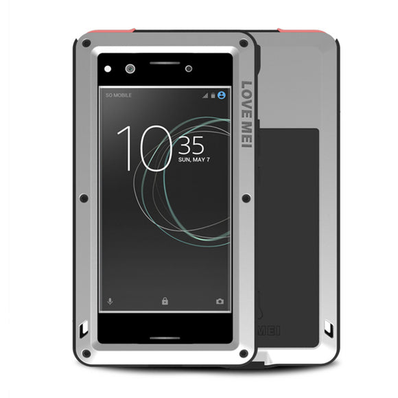 LOVE MEI Waterproof Shockproof Aluminum Metal Phone Case For Sony Xperia XZ Premium