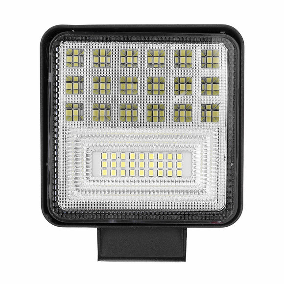 2Pcs 126W LED Work Light Bar Flood Spot Lights Driving Lamp Offroad Motorcycle Car Truck SUV