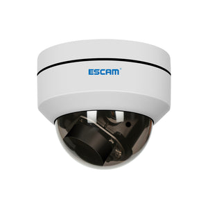 ESCAM PVR002 2MP 1080P PTZ 4X Zoom 2.8-12mm Lens Waterproof POE Dome IP H.265 Camera Support ONVIF
