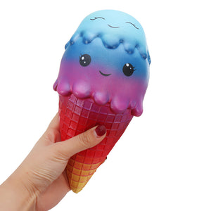 Jumbo Squishy Ice Cream Random Colour 22cm Slow Rising Sweet Soft Slow Rising Collection Gift Decor Toy