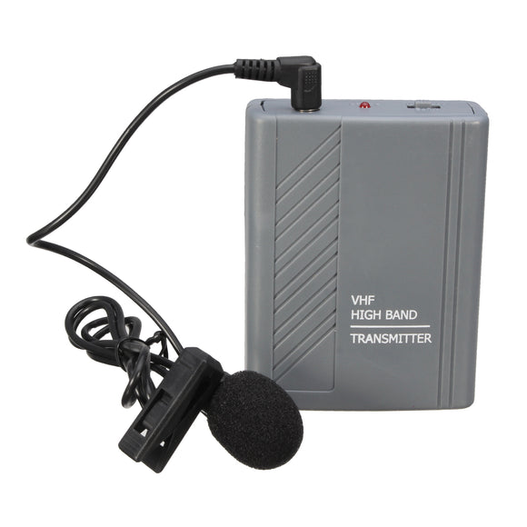 Wireless Meeting Teaching Clip-on Headset Lavalier Microphone MIC Audio Loudspeaker Transmitter Receiver