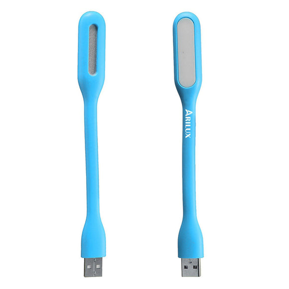 2pcs ARILUX HL-NL01 Blue Portable LED USB Light For Computer Notebook PC Laptop Power Bank