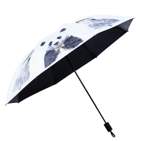 LYZA Vinyl Sunscreen Umbrella Three Folding Umbrella