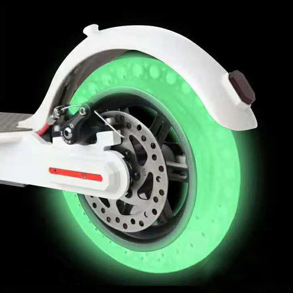 BIKIGHT 8.5inch Scooter Tire Fluorescent Shock Absorption Solid Wheels iaomi M365 Electric Scooter