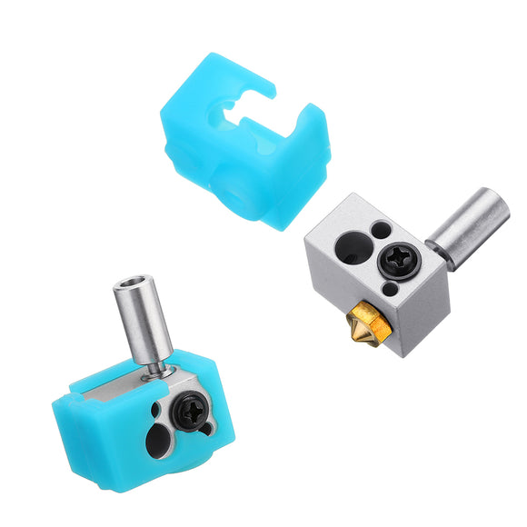 Low/High Temperature 3D Printer Heating Block+Throat Hotend Kit XCR WS-V1 Water-cooled Nozzle Module