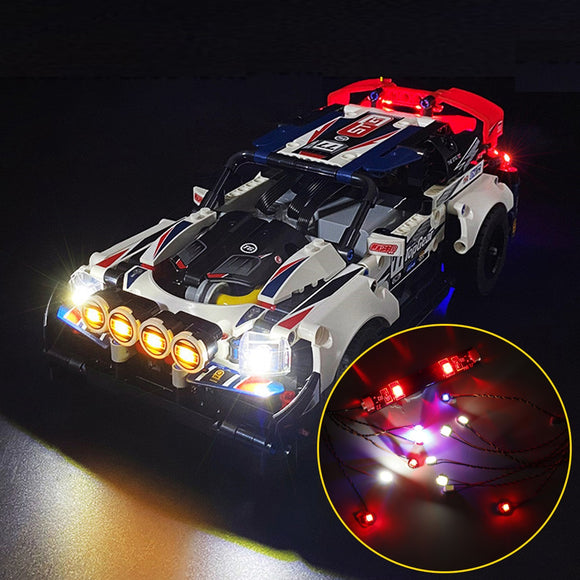 DIY LED Light Lighting Kit ONLY For LEGO 42109 Rally Car Top Gear Bricks Toys