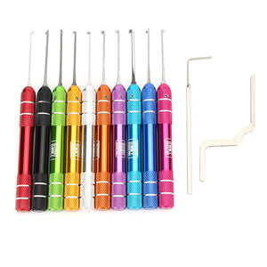 DANIU 12 in 1 Practice Unlocking Tool Set Keys Remove Tools with Lock Picks
