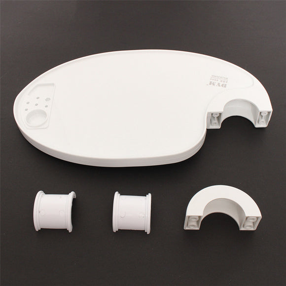 Dental Tray Plastic Rotatable Plate Post Mounted For Dental Tools Dentistry Chair Accessories