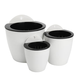 Creative Self Watering Planting Plant Flower Pot Wall Hanging Plastic Planter Home Decor S/M/L