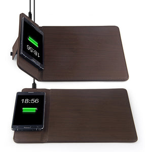 Qi Wireless Charger Charging Pad With Mouse Mat For Samsung Galaxy S8 Plus S7 S6 Edge Note 5