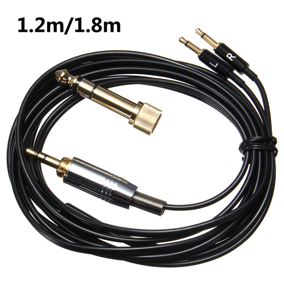 1.2M/1.8M Audio Headphone Cable For SENNHEISER HD477 HD497 HD212 Pro EH250 EH350
