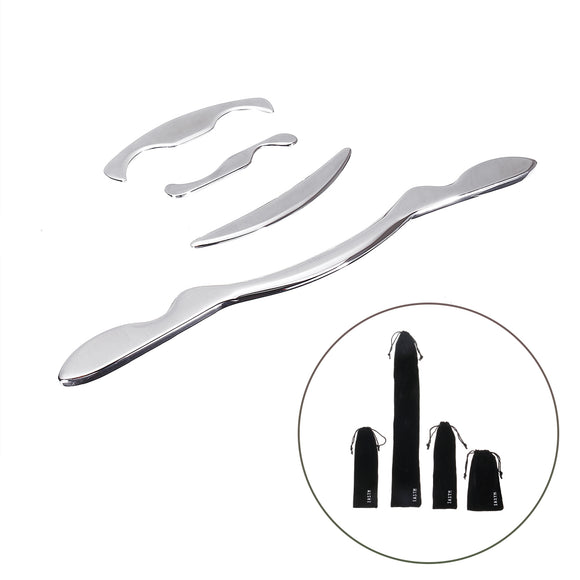 Stainless Steel Guasha Massager Scrapers Gua Sha SPA Scraping Board Tool Body Health Care Tools Kit
