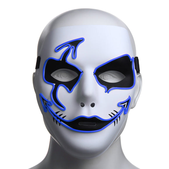 Halloween Mask LED Luminous Flashing Party Masks Light Up Dance Halloween Cosplay
