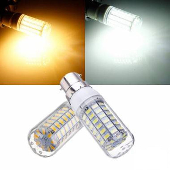 B22 7.5W White/Warm White 5730 SMD 69 LED Corn Light Bulb 220V