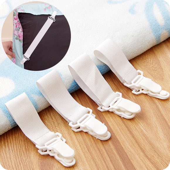 4Pcs Bed Sheet Fixed Grippers Clip Holder Fasteners Set Non-slip Elastic Bed Sheet Buckle