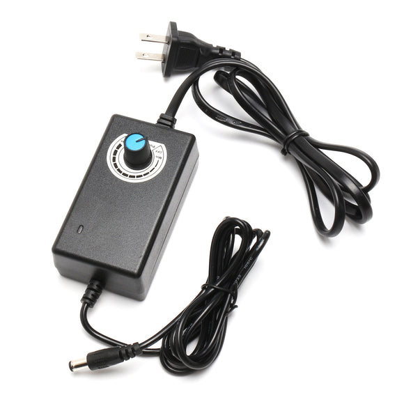 Adjustable 1-12V 2A 24W AC/DC Power Adapter Supply Motor Speed Controller