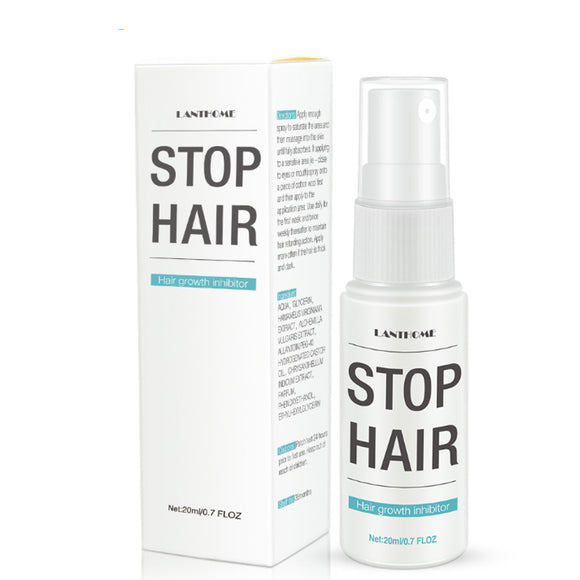 20ml Unisex Hair Growth Inhibitor Shrink Spray Permanent Painless Hair Removal Sprayer
