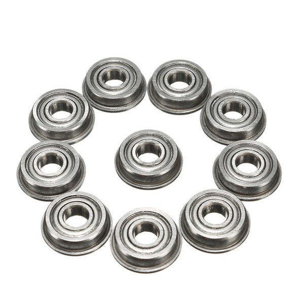 10pcs F695ZZ 5mmx13mmx4mm Double Shielded Flanged Ball Bearing