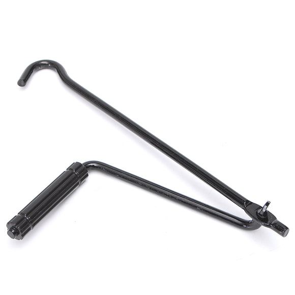 41cm Metal Black Handle Scissors Jack Wrench Wheel Repair Tool