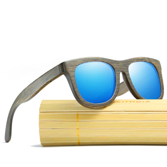 Handmade Natural Bamboo Wood Sunglasses Wooden Glasses Polarized UV400 for Men Women