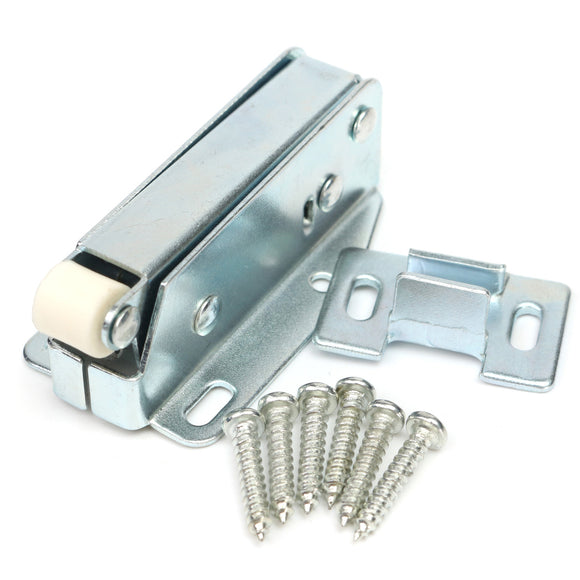 Loft Door Touch Catch Hatch Push Attic Cupboard Latch Lock Caravan With Screws Door Stop