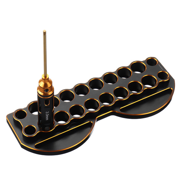 20 Holes CNC Metal Screwdriver Holder Repairing Tool Hoder