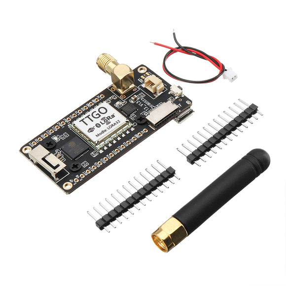 Wemos TTGO LoRa32 V2.1 868Mhz ESP32 LoRa OLED 0.96 Inch SD Card Bluetooth WIFI Wireless Module