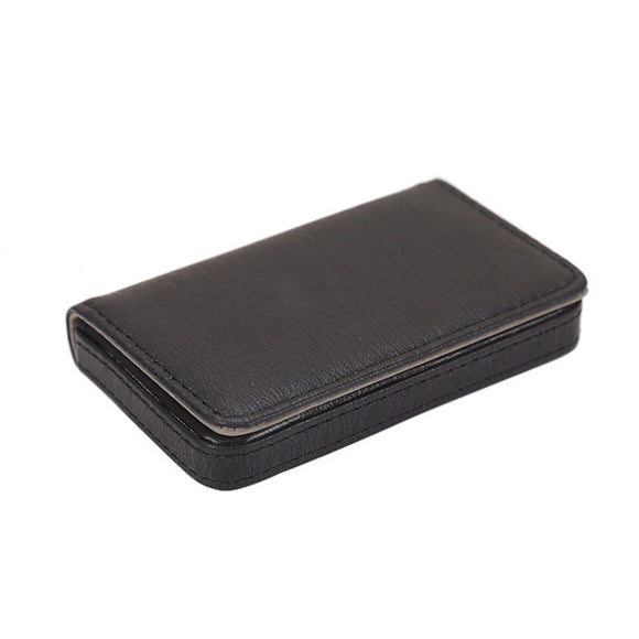 IPRee PU Leather Card Holder Credit Card Case Portable ID Card Storage Box Men Women