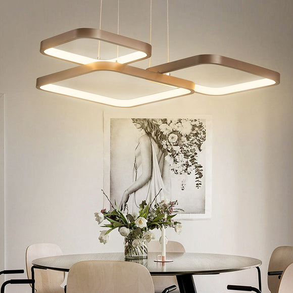 Modern 40W LED Pendant Light Ceiling Lamp Chandelier Bedroom Home Kitchen Fixture AC220V