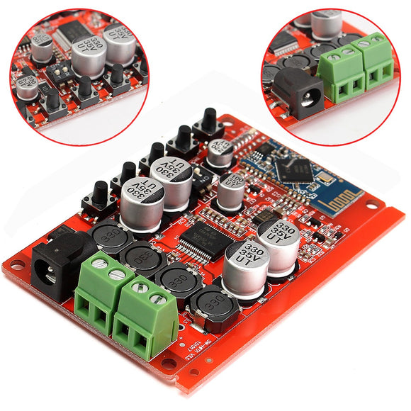 25W+25W TDA7492P Wireless Bluetooth CSR4.0 Audio Digital Receiver Amplifier Board Updated Version