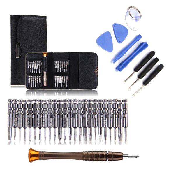 Bakeey 33 in 1 Multi-function Precision Screwdriver Wallet Set Repair Tool for Xiaomi iPhone iPad