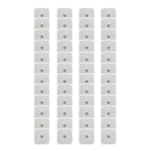 40PCS Replacement Pads For Electrode TENS 2x2 Inch Self Adhesive Stud