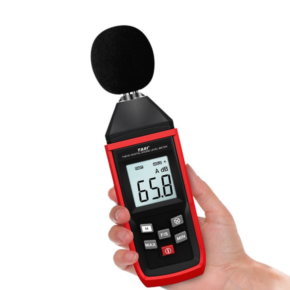 TASI TA8151 Digital Sound Level Meter 30~130dB Decibel Meter Logger Noise Detector Digital Noise Audio Diagnostic Tool