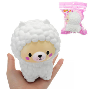 White Sheep Squishy 12*10*9.5CM Slow Rising With Packaging Collection Gift Soft Toy