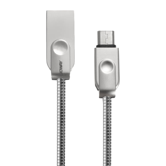JOWAY TC07 2A Micro Spring Wire Electroplate Cable 1.2m For SamsungS7 Xiaomi Redmi Note4 Huawei Letv