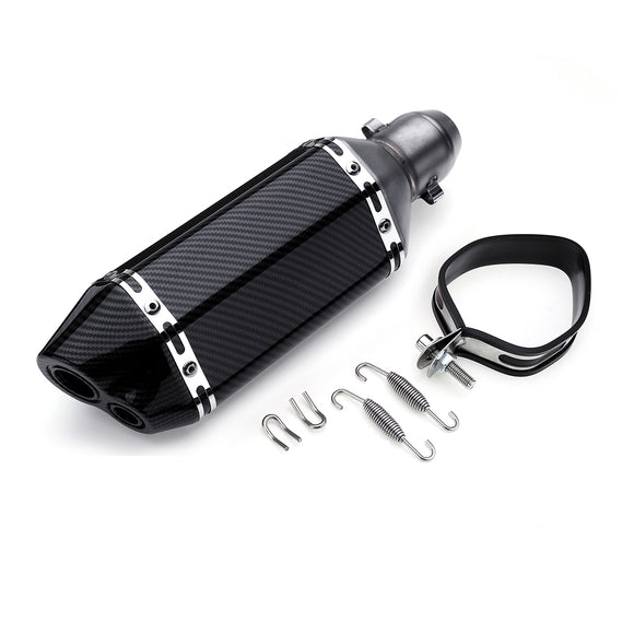 310mm Carbon Universal Motorcycle Dirt Bike ATV Exhaust Muffler Pipe DB Killer 38-51mm