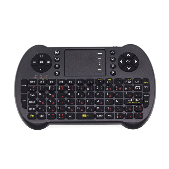 Viboton S501 2.4G Wireless Russian Mini Keyboard Touchpad Airmouse for TV Box PC Smart TV